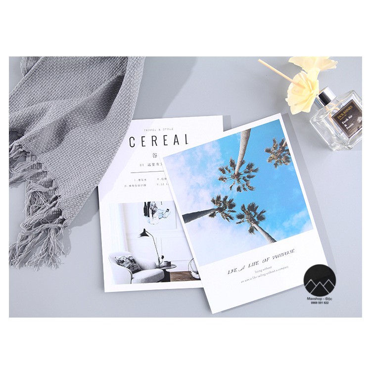 Poster chụp ảnh look book và trang trí sản phẩm CEREAL size to 20*27cm