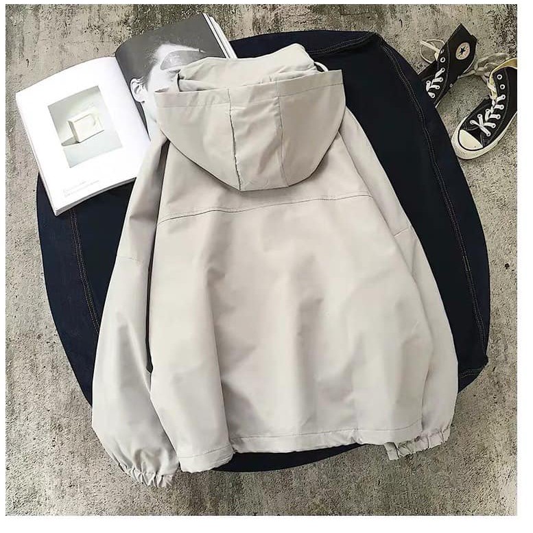 ÁO KHOÁC GIÓ, ÁO DÙ NỮ CHỮ DỌC KHÓA KÉO SIÊU CÁ TÍNH | BigBuy360 - bigbuy360.vn