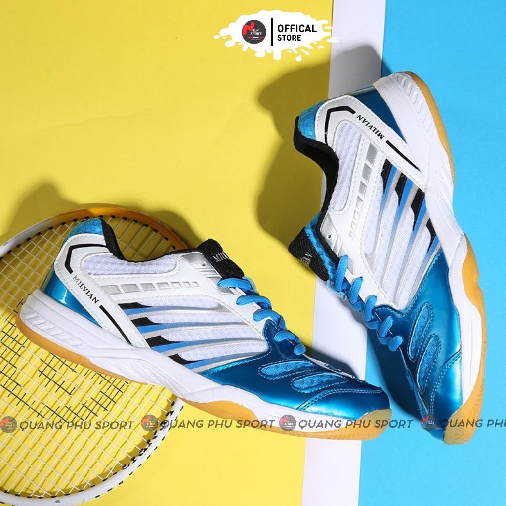 Giày Cầu Lông Chơi Thể Thao Nam Nữ Siêu Nhẹ Thoáng Khí Chống Trượt Cao Cấp