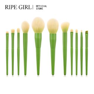 Set 11 cọ trang điểm mắt/ bắt sáng/ đánh khối Kabuki RIPE GIRL