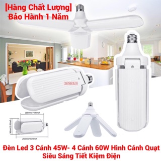 Đèn Led Siêu Sáng Hình Cánh Quạt 45W,60W-Bảo Hành 1 Năm