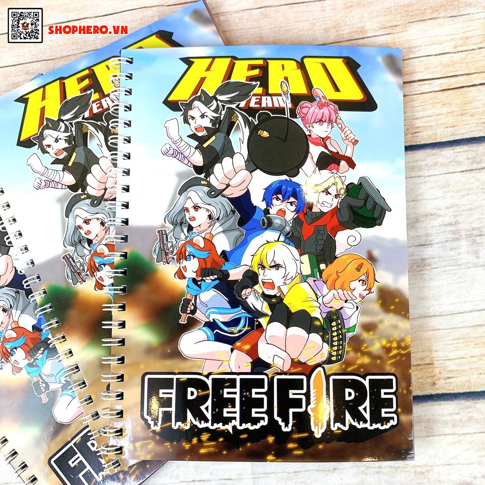 Sổ tay Free fire nhân vật Hero Team