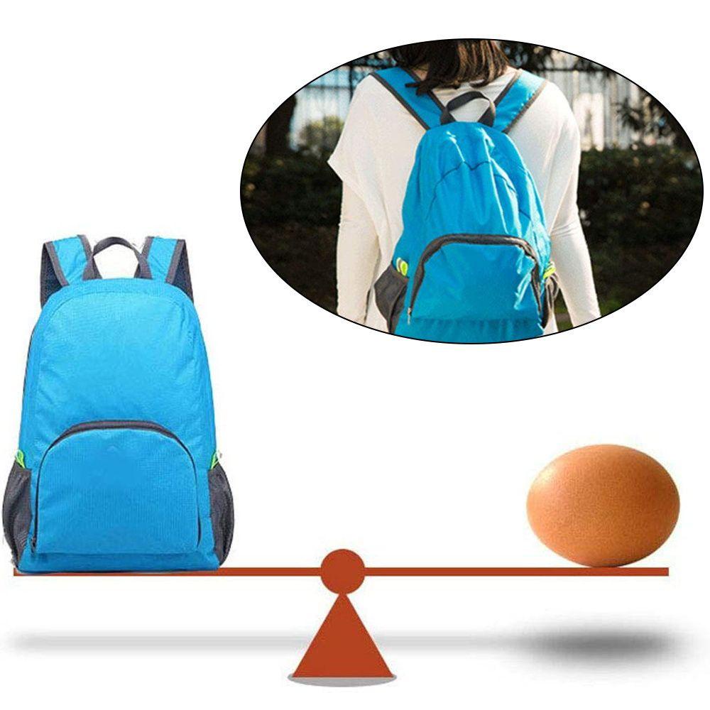 HARRIETT Ba Lô Siêu Nhẹ Chống Thấm Nước Có Thể Gấp Gọn Tiện Dụng Mang Theo Du Lịch / Cắm Trại