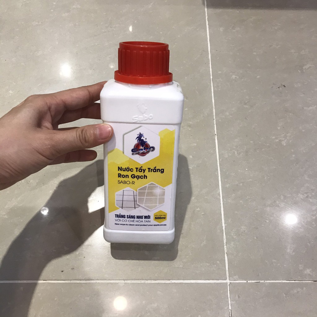 Nước đa năng tẩy trắng ron gạch, đường chỉ gạch sàn nhà siêu sạch..Sabi_R (500ML)