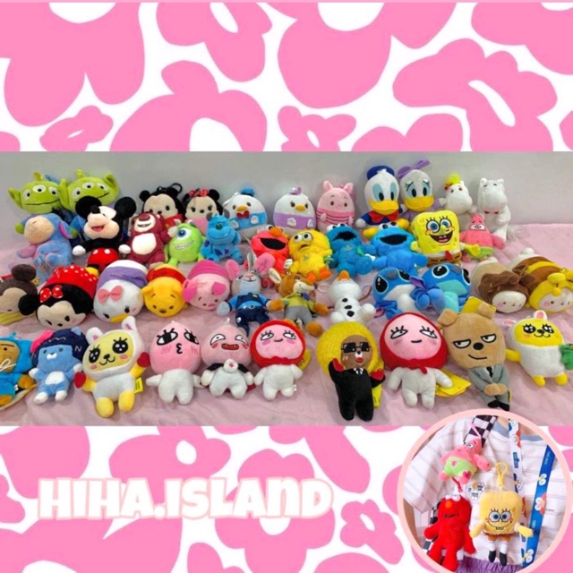 Combo 3 Móc khoá nhựa cute