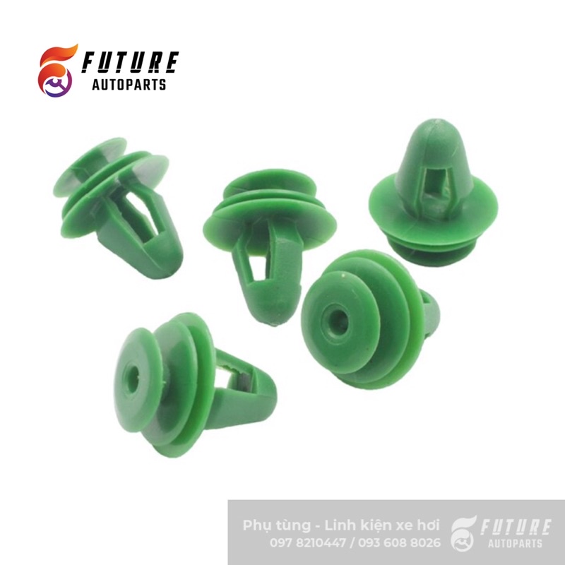 Set 100 chiếc vít nhựa, chốt nhựa taply ( tappi ) cánh cửa nhiều màu sắc lựa chọn - Future Autoparts