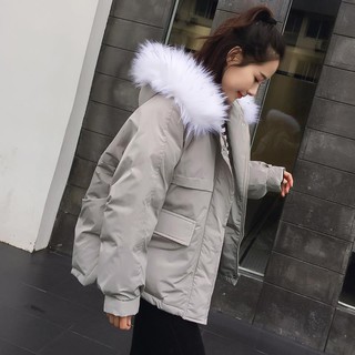 Áo Khoác Phao Dáng Ngắn Chất Liệu Cotton Thời Trang Mùa Đông Hàn Quốc 2020 Cho Nữ