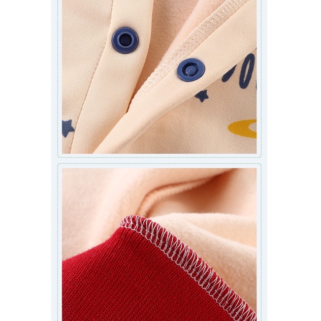 Áo khoác bé trai và bé gái Áo khoác đặt bom in hình dễ thương Áo khoác trẻ em mùa thu và mùa đông