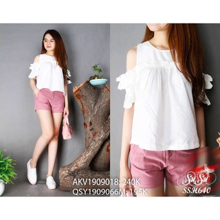 SuSu Shop - Set đùi áo khoét vai - SSH640
