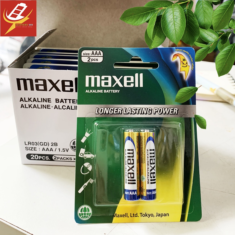 Pin đũa AAA Maxell alkaline  1.5v LR03