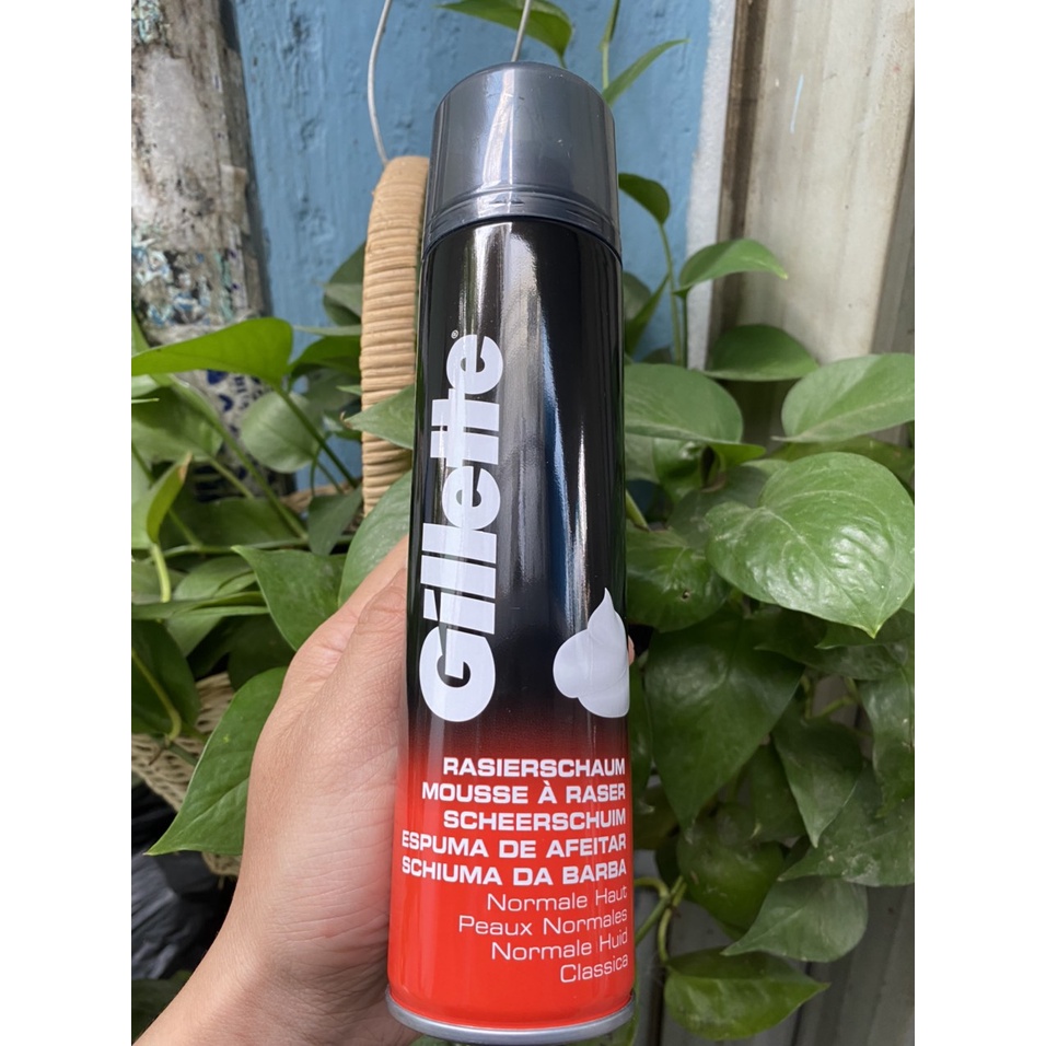 Bọt cạo râu gillette cho da thường 300ml Hàng Pháp giá tốt