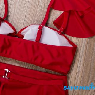 ❀Bộ đồ Bikini 2 mảnh màu tinh khiết dành cho nữ May-Nữ