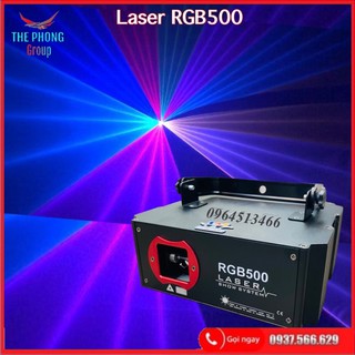 Đèn Laser RGB 500 Laser Quét Tia Dùng Cho Sân Khấu, Bar, Karaoke