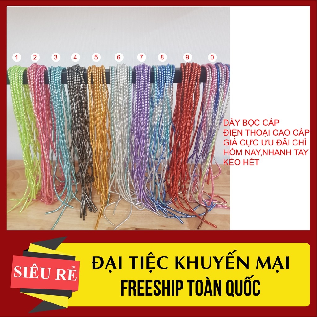 Dây cuốn bọc sạc điện thoại,Dây bọc tai nghe