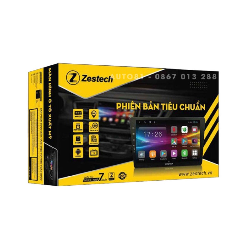 Màn hình android Zestech S500, định vị xe từ xa, check phạt nguội