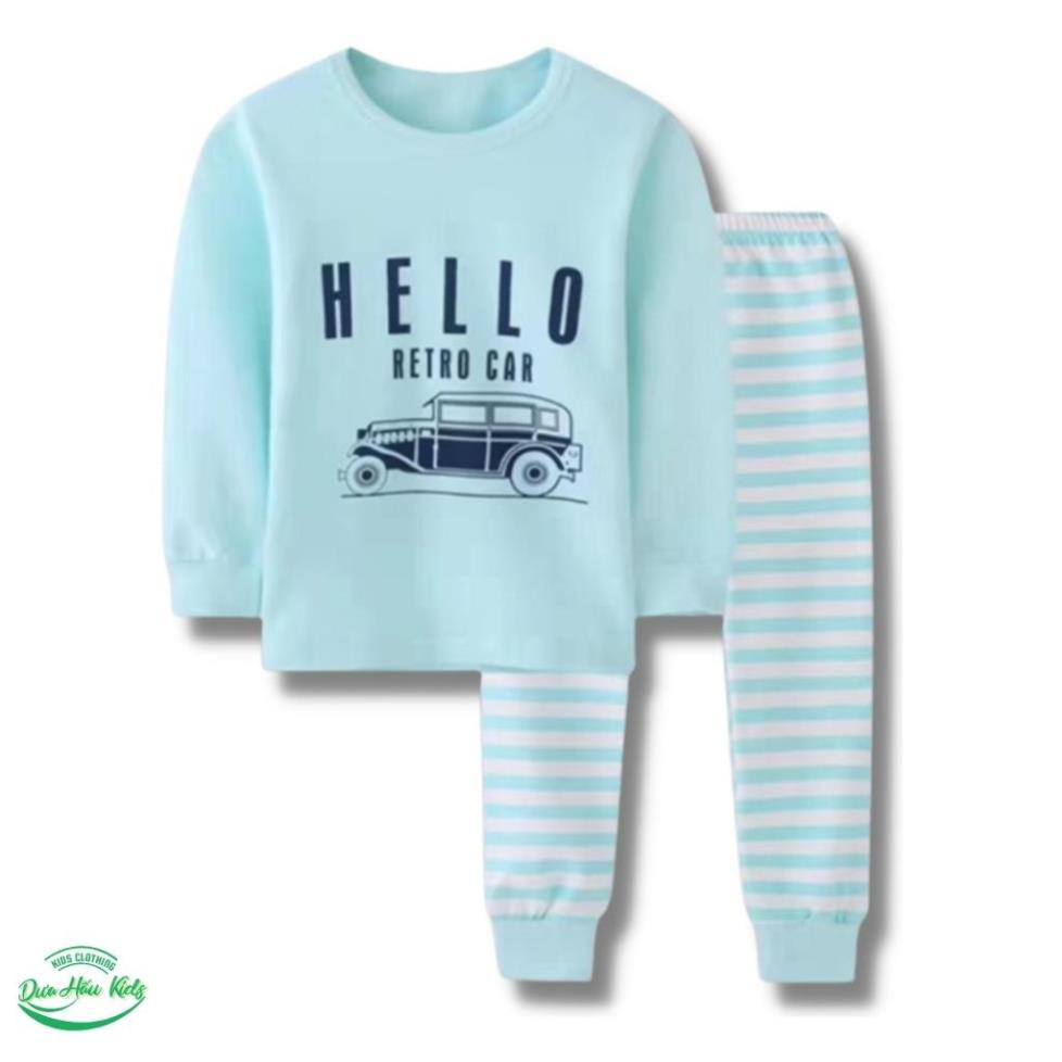 Bộ thu đông bé trai, bé gái, bộ dài tay cotton quảng châu cho bé từ  8 - 28 kg. .