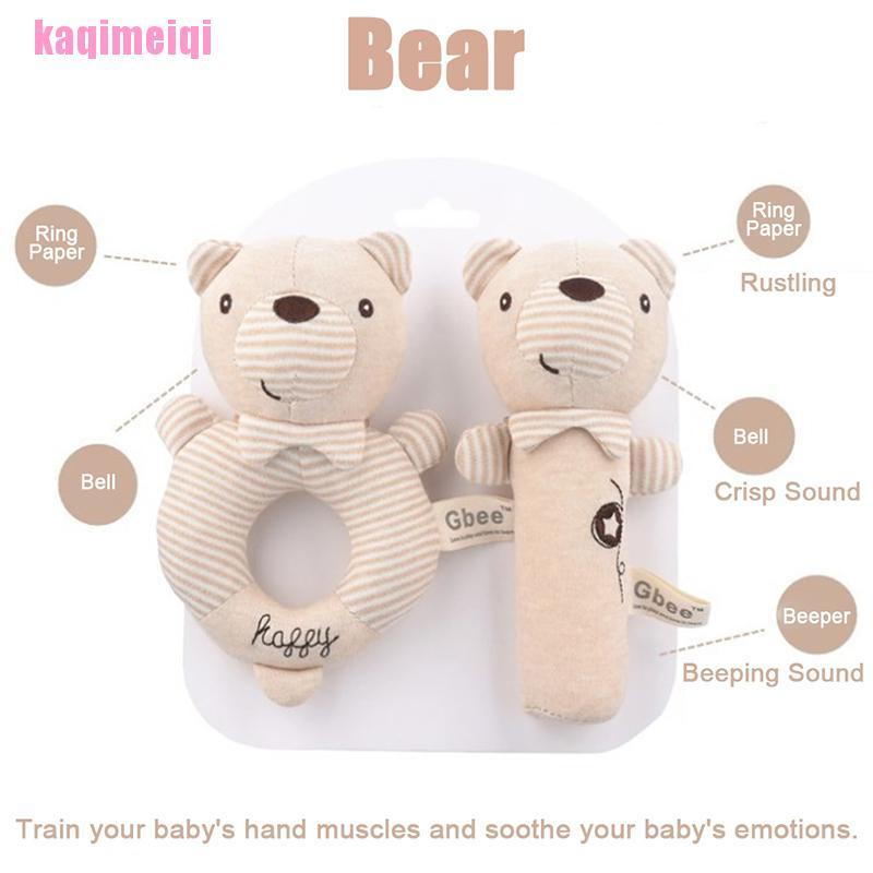 Đồ Chơi Lục Lạc Cầm  Tay Hình Động Vật Hoạt/ Đồ chơi lục lạc cầm tay cho em bé