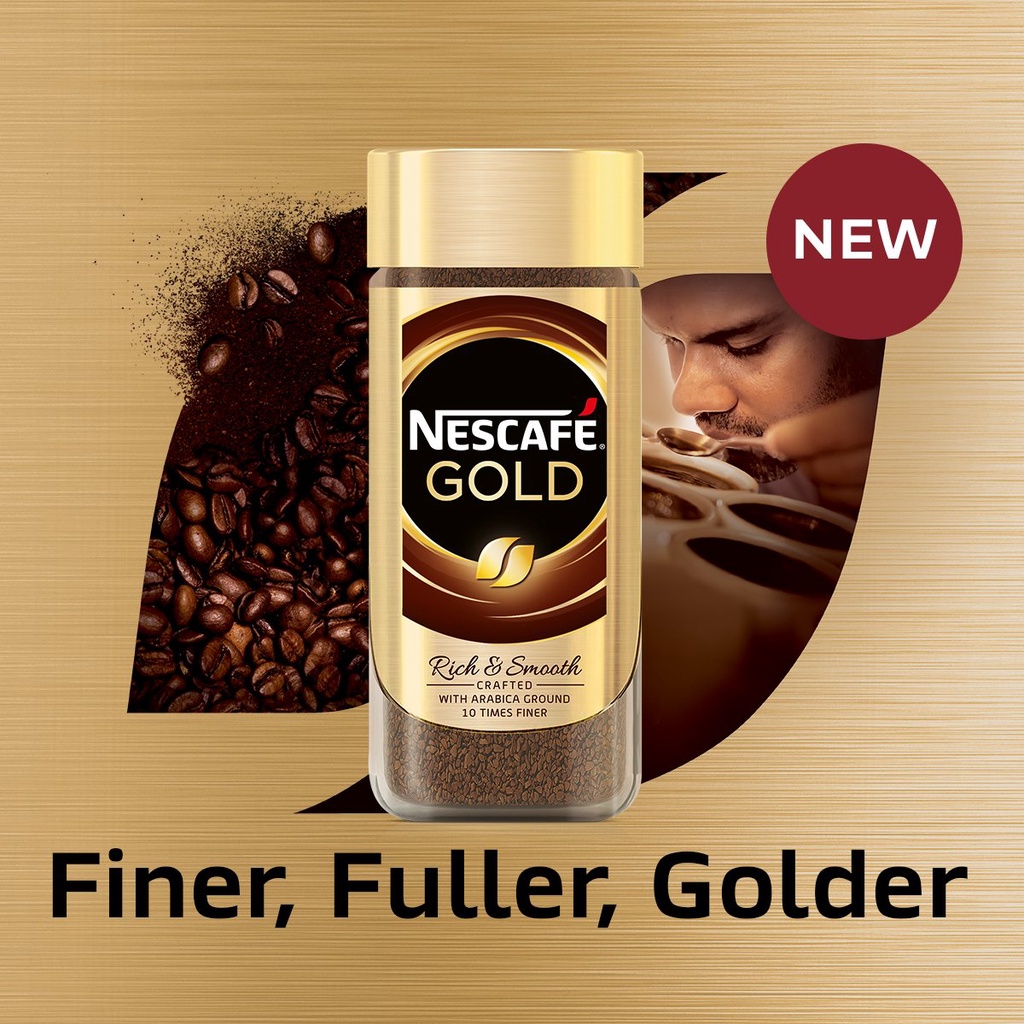 Cà phê Arabica nguyên chất hòa tan Nescafé Gold Blend - Nhập khẩu từ Anh 100g