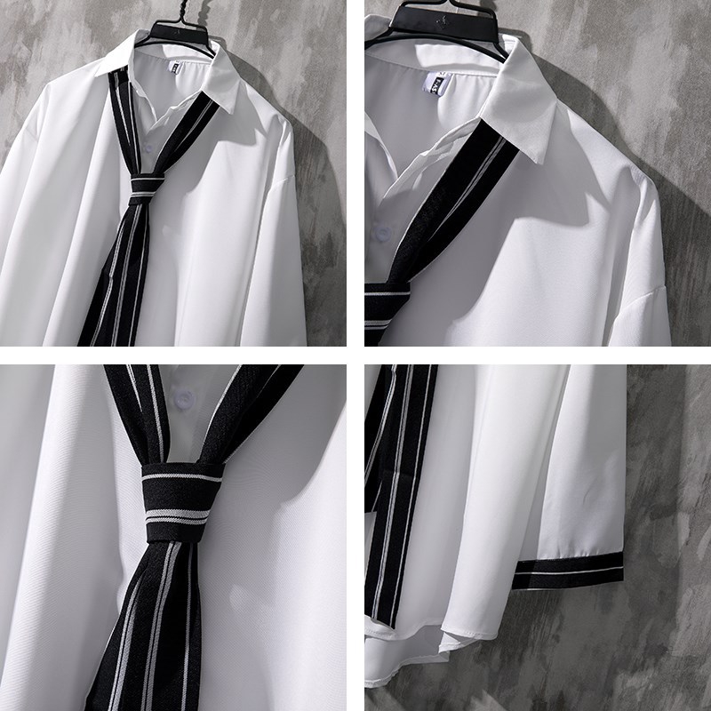 Áo sơ mi ngắn tay thời trang cá tính | BigBuy360 - bigbuy360.vn