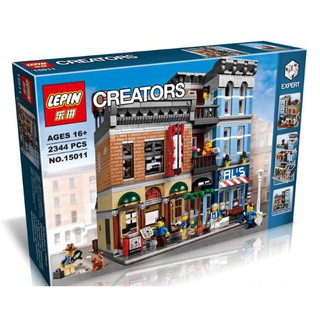 Bộ đồ chơi lego 10197 creator expert modular buildings 10246 lepin 15011 detective's office văn phòng thám tử