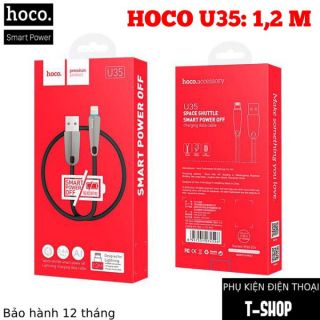 Cáp sạc dây dù Hoco U35 tự ngắt cho iPhone