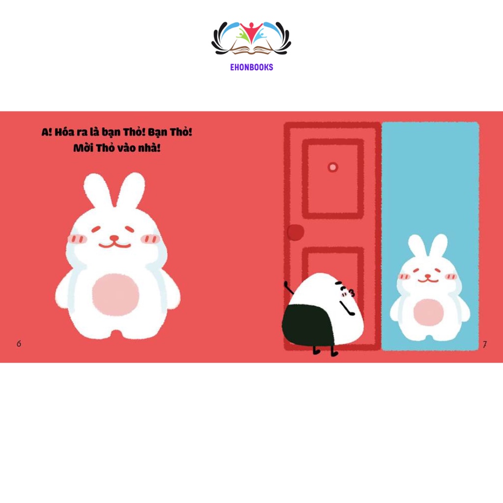 Sách ehon cho bé - Ehon Giri 2 Ai Gõ Cửa Đấy? - Ehon nhật bản cho bé 0 6 tuổi