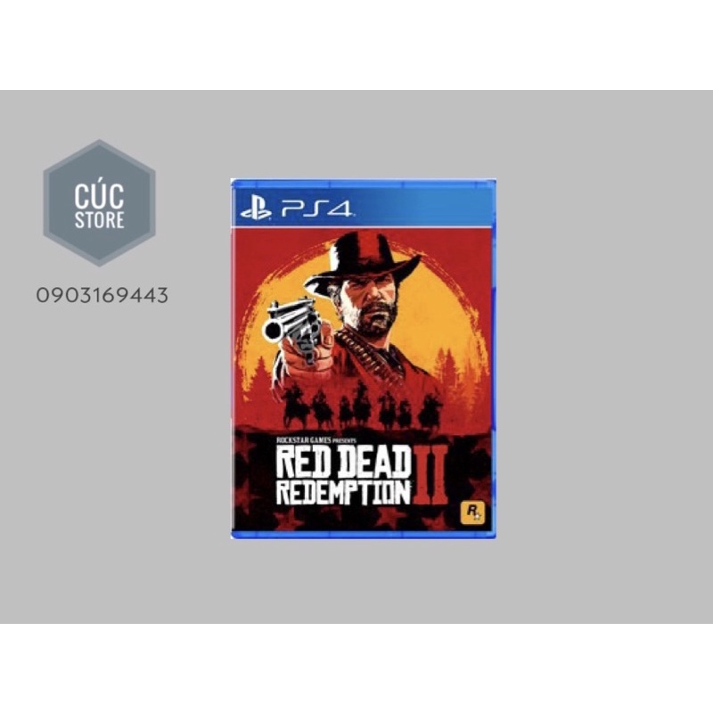 Đĩa chơi game PS4: Red Dead Redemption 2