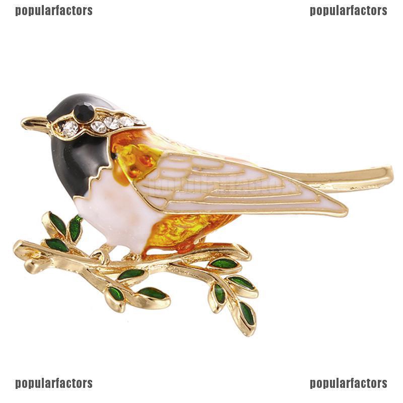 Trâm Cài Áo Hình Chú Chim Sang Trọng