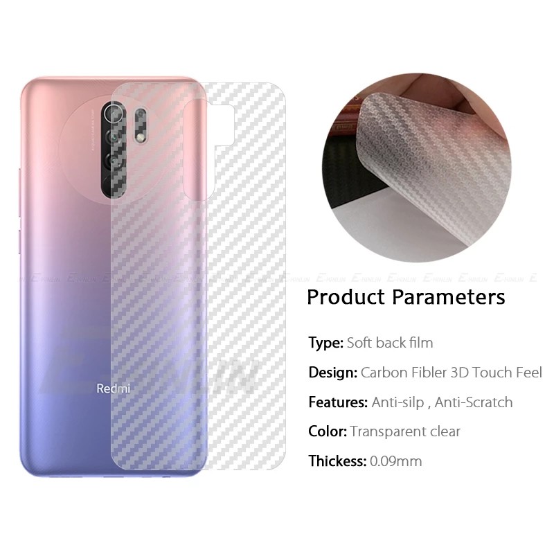 Miếng dán skin chống trầy xước Xiaomi miếng carbon dán lưng mi dòng 11 10 9 8 MIX  MAX 6 5 4 3 2