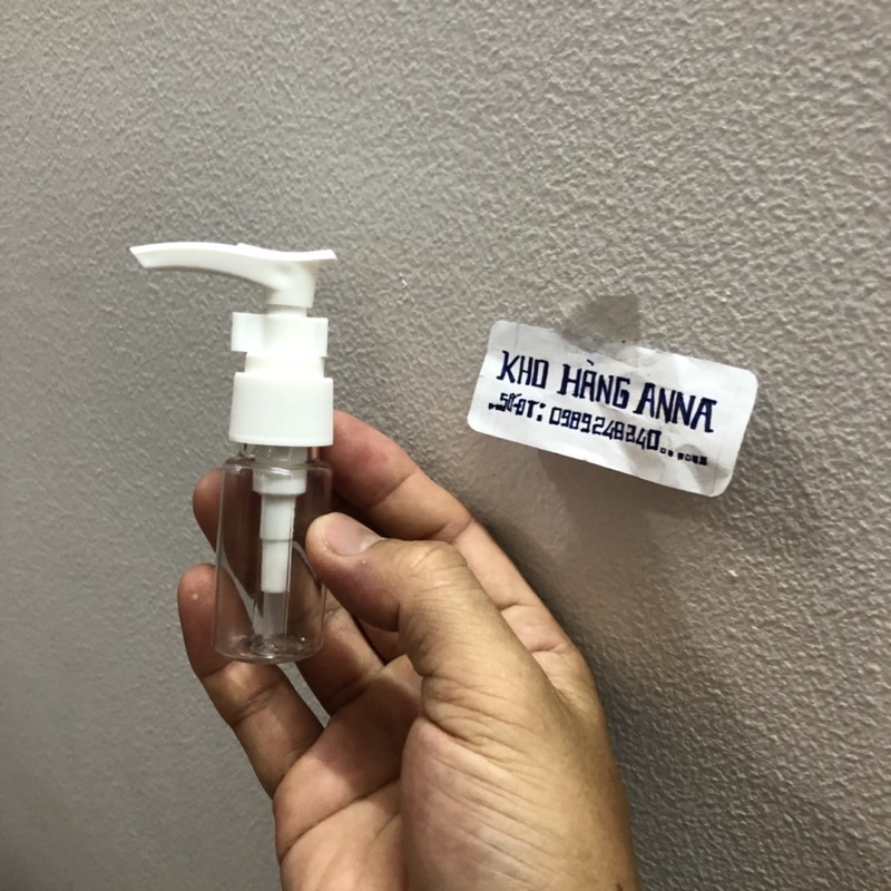 Set 50 Chai trong suốt vòi nhấn nhỏ giọt - Chai 100ml/ 50ml/ 30ml/ 10ml xịt giọt Đựng dầu gội , đựng nước rửa