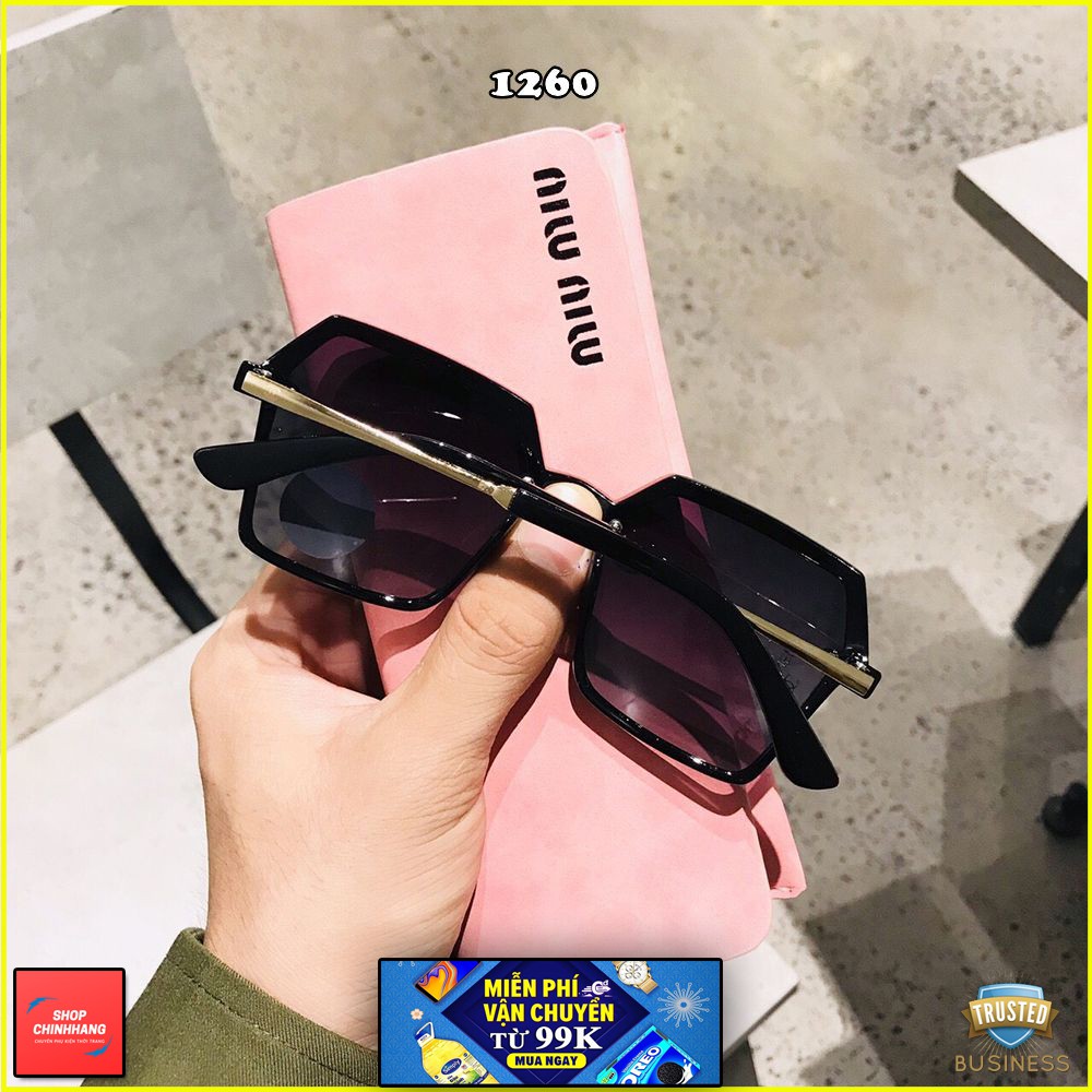 KÍNH MÁT NỮ THỜI TRANG GỌNG XI TỐT - TRÒNG POLARIZED SÀNH ĐIỆU SH1260