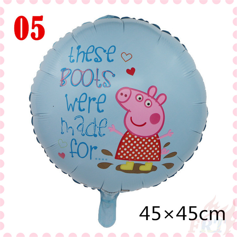 Bong bóng lá nhôm hình nhân vật hoạt hình cỡ 18inch trang trí tiệc sinh nhật