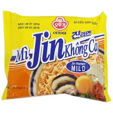 Mì Gói Jin Ramen Ottogi (Không Cay) Gói 120g