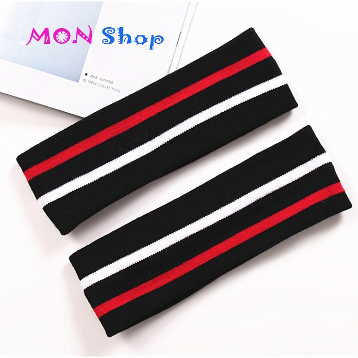 Băng đô thể thao len bản lớn Headband đeo trán tập Gym Yoga chơi thể thao thời trang