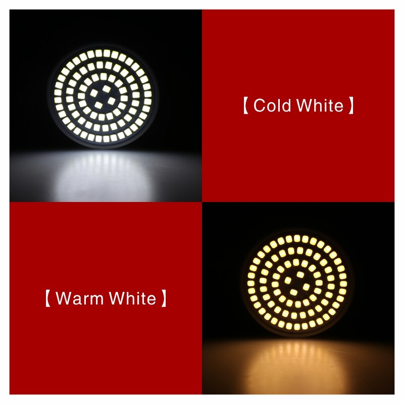 Bóng Đèn LED Liang MR16 GU10 E27 E14 220V 48 60 80 LED 2835 SMD Ánh Sáng Trắng Ấm / Lạnh