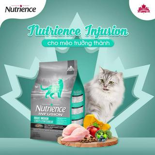 (2.27kg-5kg)Thức ăn cho mèo lớn Nutrience Infusion Healthy Adult Indoor