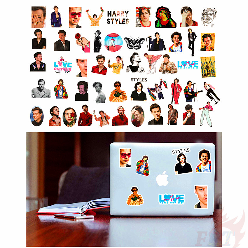 ❉ Harry Edward Styles - Series 04 England Singer Stickers ❉ 50Pcs/Set TPWK DIY Fashion Luggage Laptop Skateboard Decals Doodle Stickers
