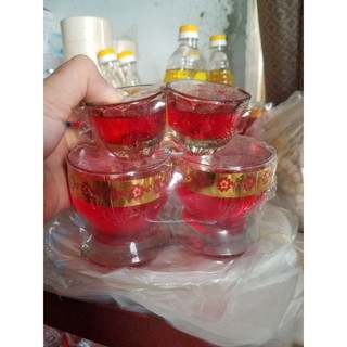 Nến cốc vĩnh cửu dạng thấp(1 đôi)