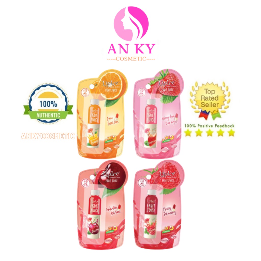 Son Dưỡng Có Màu Lipice Sheer Color Fruit Juice 4g