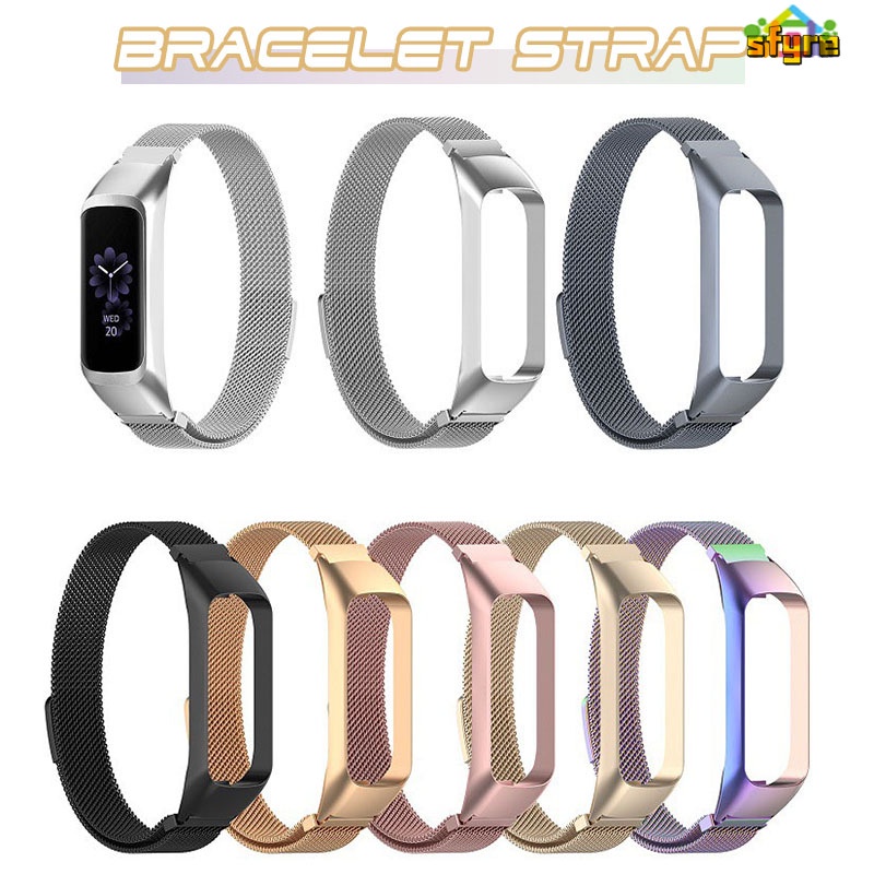Dây Đeo Cổ Tay Thay Thế Bằng Thép Không Gỉ Có Nam Châm Không Ghim Và Dây Đeo Cổ Tay Cho Samsung Galaxy Fit 2
