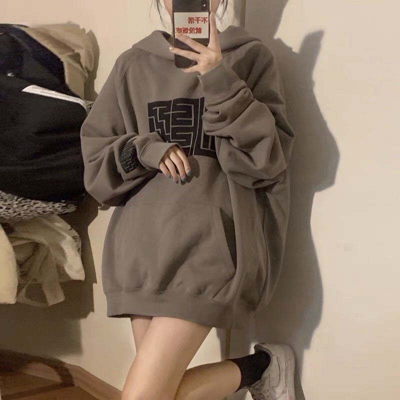 Áo hoodie from rộng vải dày dặn loại 1 Quảng châu [ kèm feedback ]
