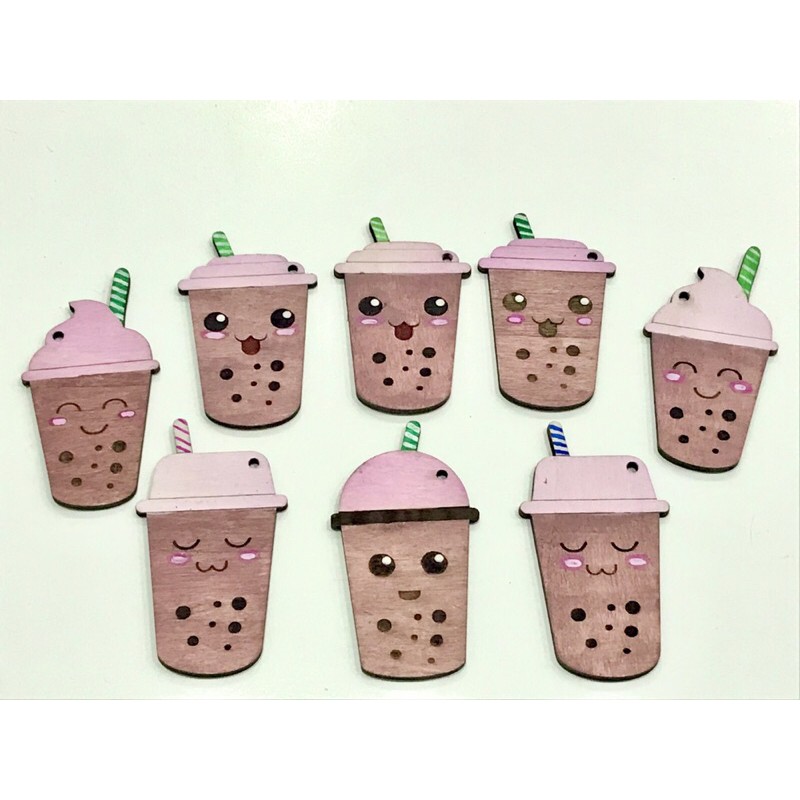 Móc khóa trà sữa