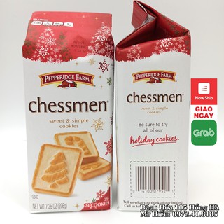 [Hỏa Tốc] Bánh Chessmen túi 206g
