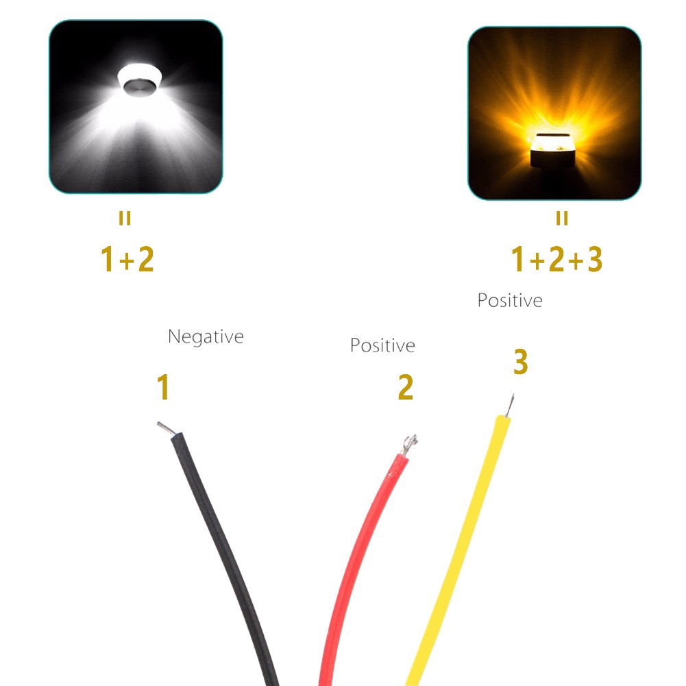 Bóng đèn Led gắn tay cầm xe máy/ xe đạp tiện lợi