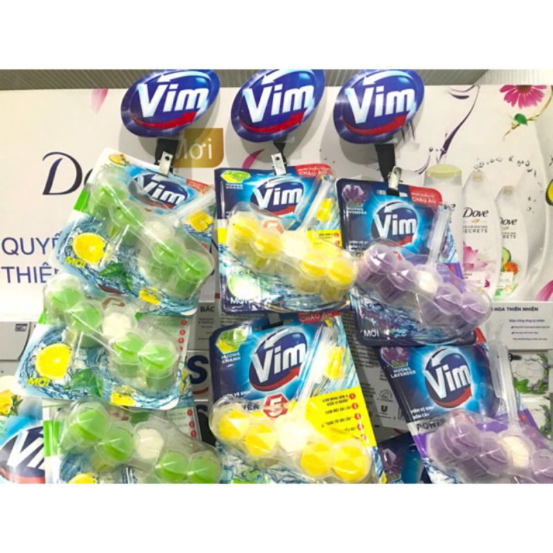 • Viên tẩy bồn cầu Vim Power 5 nhập khẩu từ Châu Âu