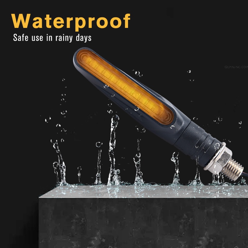 Set 4 Đèn Xi Nhan 12 Bóng LED Dành Cho Xe Mô Tô