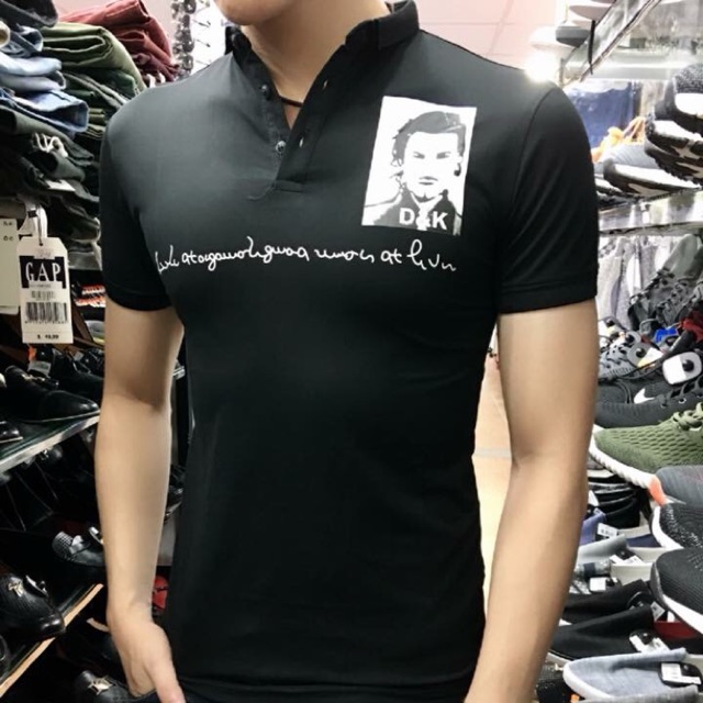 Áo phông DG cổ bẻ mới