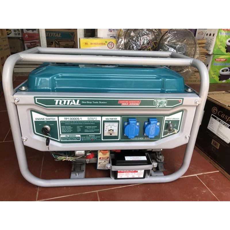 TOTAL MÁY PHÁT ĐIỆN DÙNG XĂNG 3.0 KW TP130005-1 (Cam kết Chính Hãng 100%)