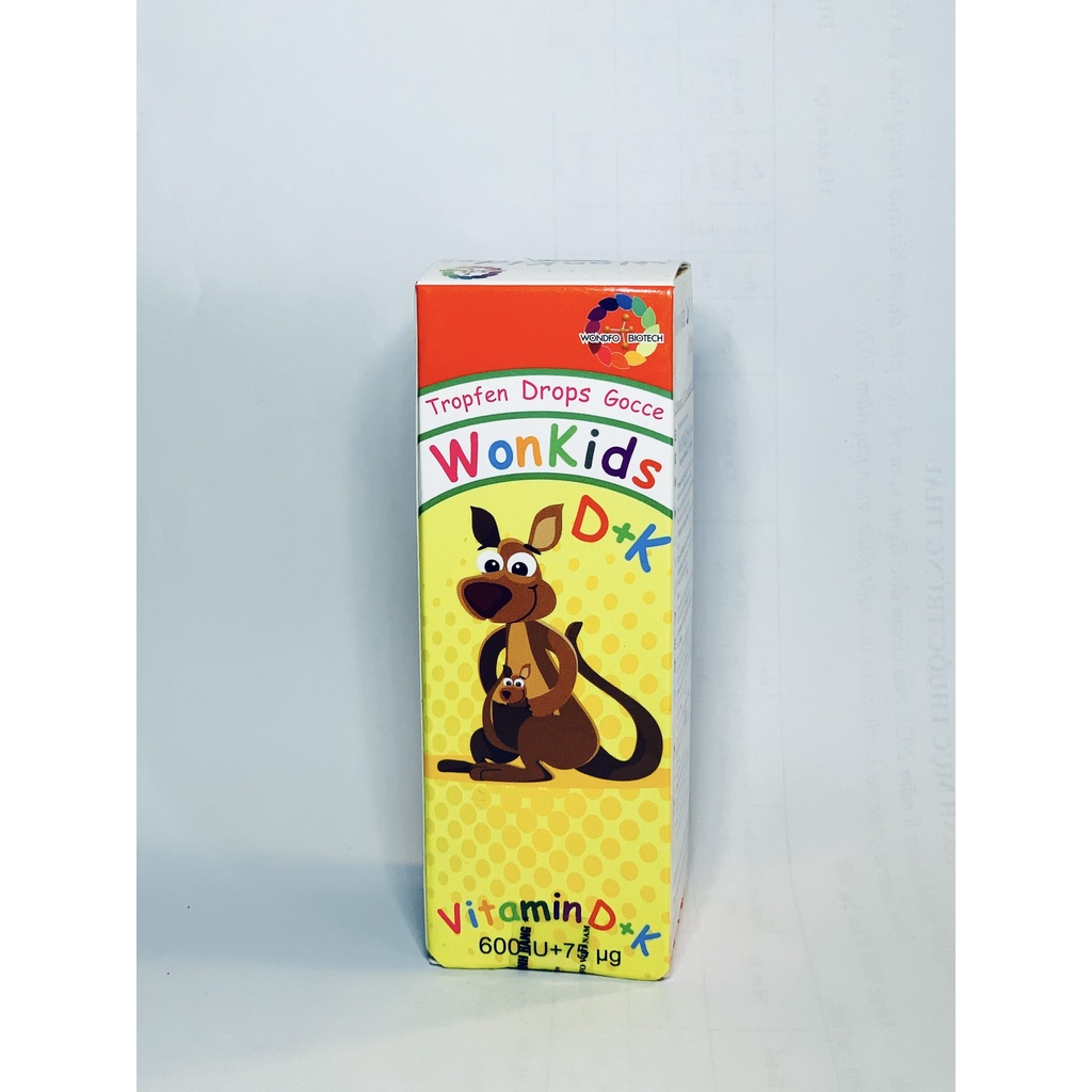 Wonkids -Bổ sung Vitamin D3 và K2 cho bé