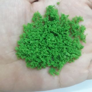 Bột cỏ xanh làm mô hình cây, thảm cỏ